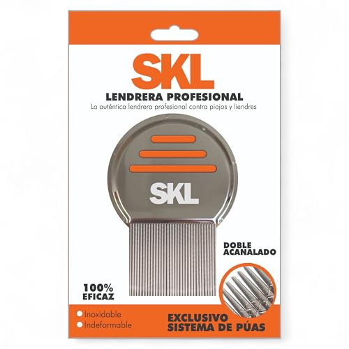 Lendrera SKL PREMIUM 2 | Grado A+ Non tutte sono uguali, questo è professionale. Per rimuovere pidocchi e lendini. Microcostine e acciaio che usano i professionisti.