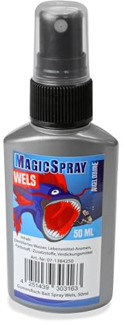Angel Domäne Bait Spray für Gummifische & Kunstköder – Lockstoff-Zerstäuber für Zander, Hecht, Wels, Forelle & Aal – Intensiver Fressreiz, langanhaltender Duft, Starke Lockwirkung