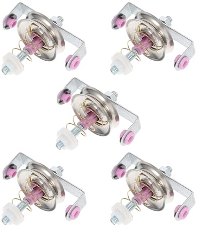 MUELODSIC Accessori per Macchine per Maglieria 5 Pezzi Tendifilo Regolabile in Acciaio Inox Tensione Uniforme e Silenziosa per Tessitura Industriale e Produzione Tessile