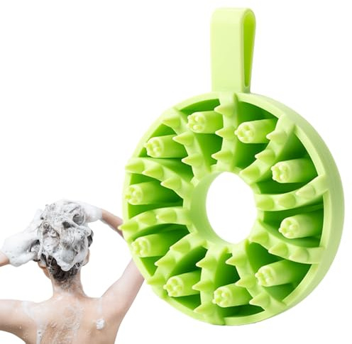Zegaqae Spazzola Per Shampoo, Accessorio Per Igiene E Pulizia Personale, Spazzola Per Lavaggio E Massaggio Capelli Lunghi E Corti, per Uomo Donna e Regalo