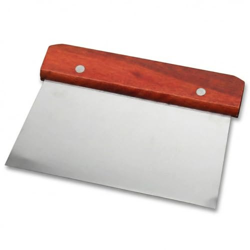 Raspador de banco multiusos utensilio de cocina para plancha superior plana, cortador de raspador de masa para cortador de pan y pizza, picador de plancha de metal de acero inoxidable