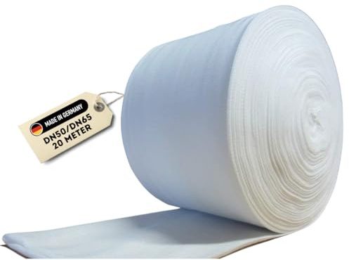 20 m (tuyau filtrant uniquement) - Tuyau filtrant pour tuyau de drainage DN50 + DN 65 - Protège durablement vos systèmes de drainage contre les envois et les infiltrations.
