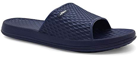 HEVA Shower Slide Open Toe Sandals Mens Bathroom Slippers | Beach Indoor House Shoes