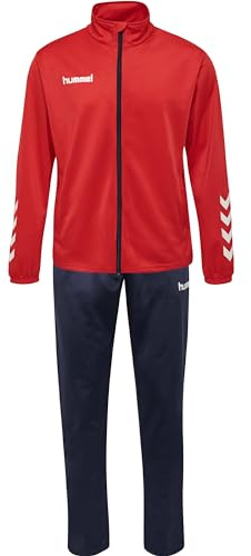 hummel hmlPROMO POLY SUIT, TRUE RED/MARINE, M