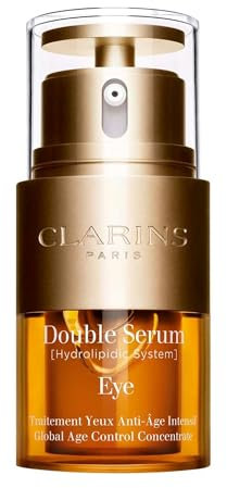 Clarins Double Serum Eye 20ml | Dual-Phase Anti-Ageing Eye Serum with 13 Plant Extracts | Smooths, Firms & Reduces Puffiness