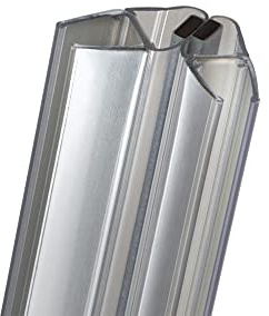 Schulte 2 joints magnétiques 45° dégrées 201 cm paroi porte douche 5/8 mm | recoupable