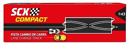 Scalextric – Zubehör und Erweiterungen Rennstrecken Compact Maßstab 1:43 (Track Railwechsel x2)