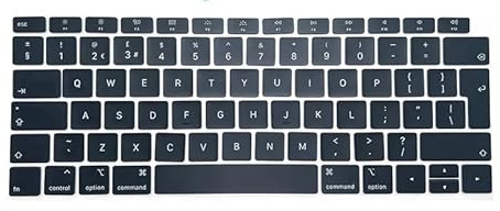 ICTION Capuchons de touches de remplacement pour clavier britannique MacBook Air 13 A1932 2018 2019