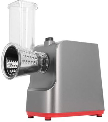 Rallador de Queso Eléctrico, Cortador de Verduras Eléctrico Control Profesional de 1 Botón para Frutas para Queso (Enchufe europeo 220V)