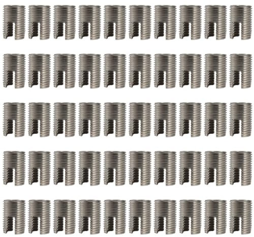 Insert fileté autotaraudeur Inox | 50 pièces | M3X5 L6 | Apporte lui-même le taraudage | Idéal pour la pose dans des matériaux mi-durs | Douille filetée - Insert fendu | Made in France | Intervis®