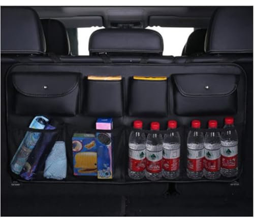 GuriDo Kofferraum Organizer Auto für Mazda 3 5 6 CX5 CX30 CX3 MX5 Axela MS Atez, Hänge Kofferraumtasche Aufbewahrungstasche Kofferraumtaschen Zubehör,A/Black