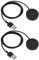 EMSea Smartwatch-Ersatz-Ladegeräte, USB-Ladekabel, magnetisches Ladegerät, Zubehör, kompatibel mit Xiaomi Watch 2 Pro, Schwarz, 2 Stück