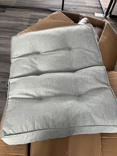 EvcgoX Hundebett, Orthopädisches Hundebett Grosse Hunde Mittelgroße Hunde, Abnehmbare Waschbare Hundekissen Hundematte 90x76 cm, Hundematratze mit rutschfestem Boden, Braun L