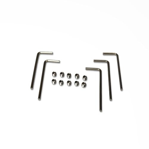 MYRIAD MELODIES M5 Screw and Allen Wrench Supply Pack – Complete Kit to Use and Maintain Sound Healing Tools, Tuning Fork Boots and Attenuator Attachments - 15pcs