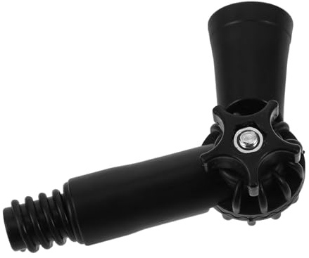 Rotatable Angle Adaptor for Threaded Extension Pole, Plastic