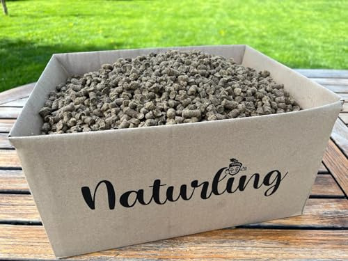 naturling Schafwollpellets Bio Dünger mit Urgesteinsmehl - organischer Langzeitdünger aus Schafwolle und Gesteinsmehl (4kg)