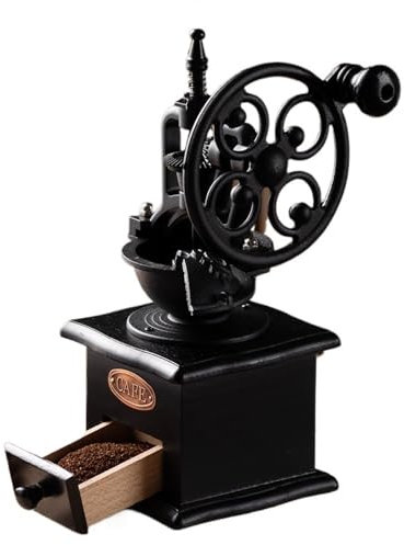 Macinacaffè manuale retrò portatile ruota panoramica macinacaffè macinacaffè professionale accessori per caffè fatti a