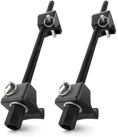 HASKYY Set di tenditori a molla, 380 mm, universale, apertura alare con perni di sicurezza per auto, ammortizzatori di montaggio Tuning