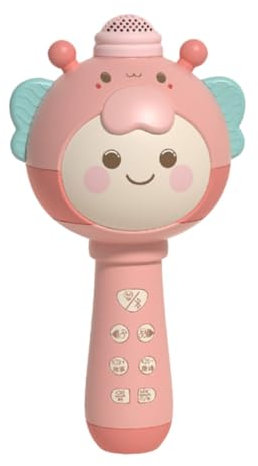 ibasenice Microphone Jouet USB Créatif à Motif Dessin Animé pour Garçon Fille Microphone Chantant pour Apprendre Et Jouer