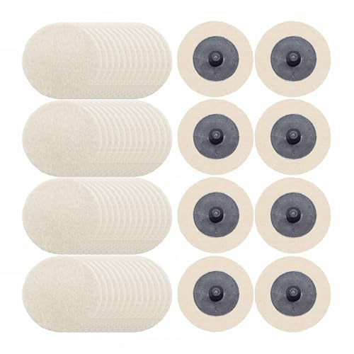Merryland Polerskivor Av Ullfilt 50mm för Rakslipmaskin, 50 mm Polerhjul Ullfilt 60 St, Ullfiltpoleringsskivor Poleringsslipskivan Metall Stål Rostfritt Stål Järn, DGTAB60C1