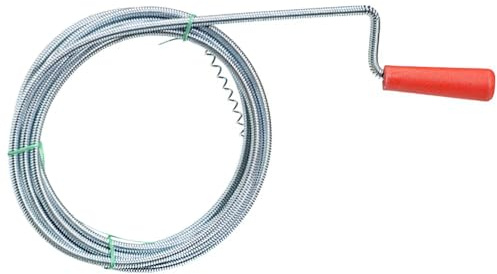 Desatascador - desatascador de muelle de 10 metros, ideal para tuberías obstruidas, flexible y resistente, facilita la limpieza de desagües.