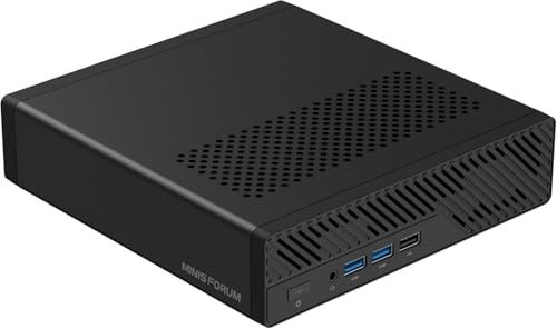MINIS FORUM MS-A2 Mini PC, AMD Ryzen 9 8945HX (16C/32T bis 5,4 GHz), 32 GB DDR5 RAM, 1 TB SSD, PCIe 5.0 x16, 8K Triple Display, 2X 10G SFP+, 2X 2,5G LAN, 3X M.2