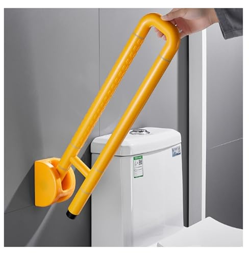 Barras de agarre de seguridad para inodoro y ducha, barandillas de mano de 75 cm para ancianos, soporte seguro para personas mayores, minusválidos, bañera e inodoro, diseño antideslizante para