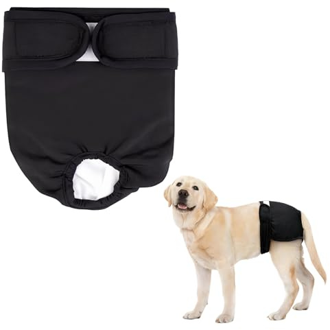 Couche Chien Femelle XL, Réutilisable Couche, Très Absorbante Incontinent