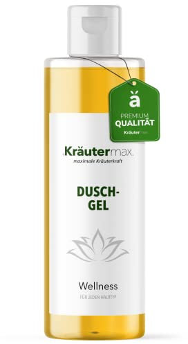 Wellness Duschgel Naturkosmetik auch als Shampoo mit Mandarine Öl und Aloe Vera Gel 1 x 250 ml