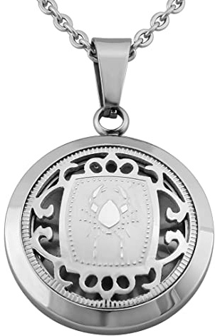 Hanessa Sternzeichen Halskette in Silber – Edelstahl Kette mit Anhänger & Gravur – Personalisierter Schmuck für Damen & Herren, 50-60 cm – 12 Sternzeichen zur Auswahl