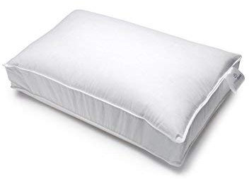 White Cloudz | CLOUDZ ROYAL | Visco Nackenstützkissen | Höhen einstellbar | 90% Daunen Oben - Visco Kontur Kern