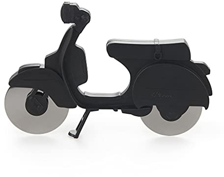 balvi Pizzaschneider Scooter Farbe Schwarz Kunststoff/Edelstahl