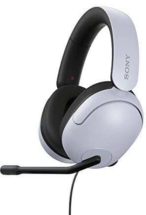 Sony INZONE H3, MDR-G300 Wired Gaming Headset, Over-Ear Headphones with 360 Spatial Sound, USB Wired Over-Ear Professional + USB Connector, flip to Mute mic, App Support & PC Compatible (White)