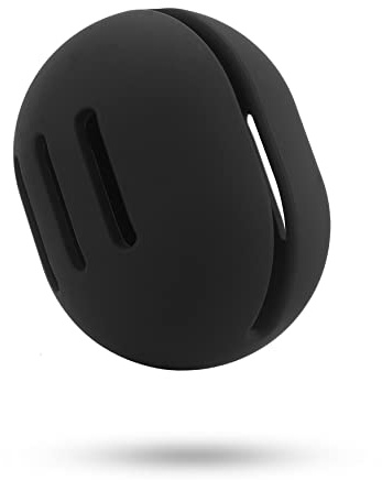 FERYES Makeup Sponge Holder - Unbreakable Silicone Eco-Friendly Beauty Blender Travel Case (Black)