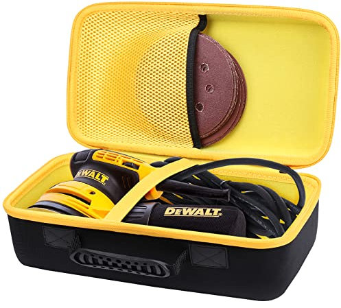 Khanka Hard Case for DeWalt DEWDWE6423 / DCW210NX / DCW210B Random Orbital Sander(Case Only)