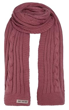 Knit Factory - Elin Halsduk - Stone Red - 200x50 cm