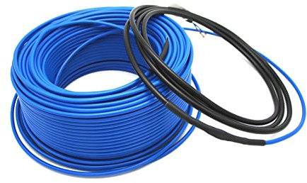 Styire Cavo for scioglimento della Neve da Strada privata, Cavo riscaldante Caldo da 10~50 m 20 W/m, Pavimento in Laminato for Piastrelle (Color : Only Wire, Size : 42.5m (850W))