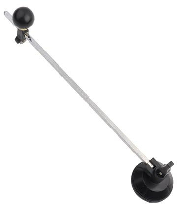 Glasschneider, 6-Rad-Zirkel, Kreisschneider mit Saugnapf, Kompass-Stil, Verstellbar, für Hobbyisten und Profis, 30 Cm Kreisdurchmesser (60CM)