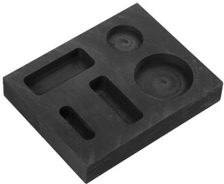 ULDIGI Graphit-gussform Für Metallgießen Präzise Gussform Mit Beschichtetem Öltank Langlebiges Design Für Einfaches Entformen Vielseitig Für Gold- Silber Metallbarren-schmelzen Profession
