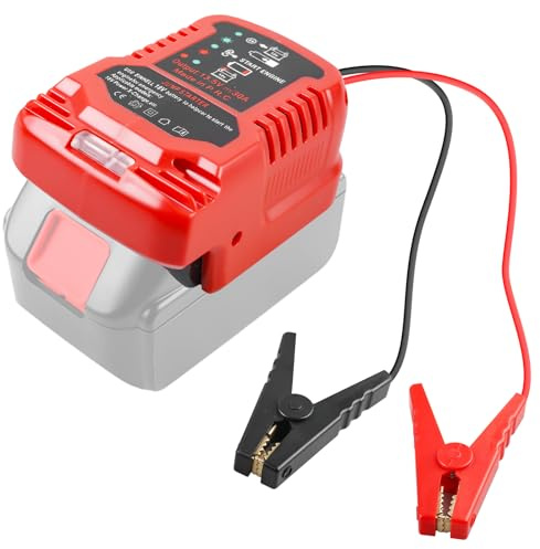 Auto Starthilfe Powerbank Adapter für Einhell 18V Akku, Starthilfegeräte für Autobatterien,Tragbares Schnellladegerät für Auto,12V Batterie Booster Adapter,Auto Safe Batteriestarter mit Kabel