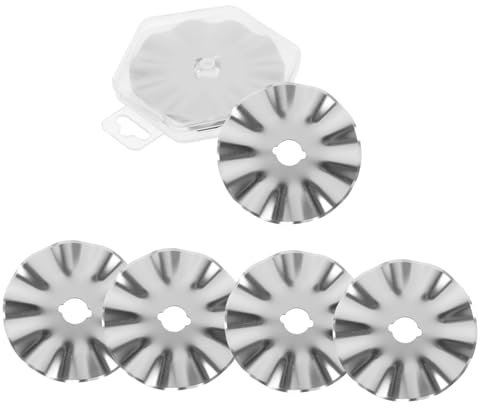 Housoutil 5piezas Cuchillas Afiladas Para Cortador Rotatorio Accesorios Para Cuchillas Cortar Tela Fácilmente