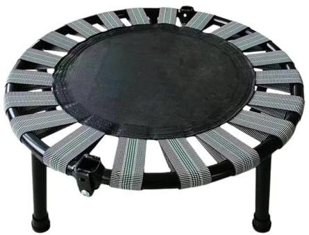 Mini-Trampolin – Faltbares Sprungbett Für Heimtraining, Kompaktes Rahmendesign, Sicherer Spaßstil, Maximale Belastung 165 Pfund + Rutschfestes Fußstützsystem, Für Fitness Für Erwachsene Und Kinder Zum