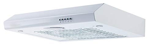 SIA STH60WH 60cm White Slimline Visor Cooker Hood Kitchen Extractor Fan