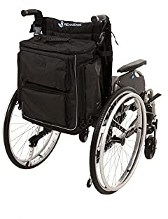Able2 Torba Luxe Premium Mobility Scooter Bag - Wheelchair Bag - Crutch Carry - Large Storage Bag (Black)