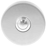 Türklingel Rund ø53 x 10 mm Edelstahl gebürstet