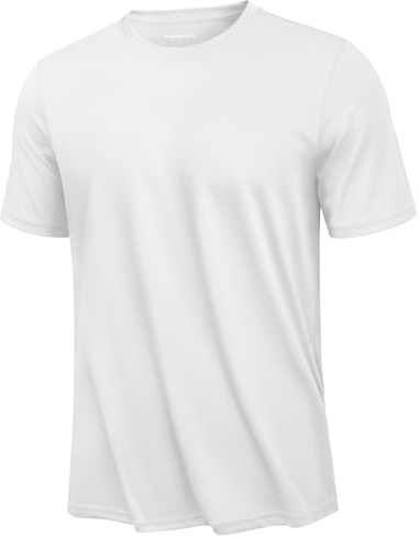 KEFITEVD Sport Shirt Herren Schnelltrocknend Wandershirt Leicht Kurzarm