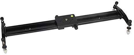 Titular de la lente de la cámara 24 / 60 cm DSLR pista resbalador del carro de Estabilización de vídeo Smooth sistema ferroviario for la fotografía de vídeo 6 kg Capacidad de carga Trípode para cámar