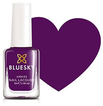 Bluesky Smalto per Unghie per Bambini, Berry Burst, Viola Smalto per Bambini Facile da Togliere, Non Tossico, a Base di Acqua, Inodore, 5 ml