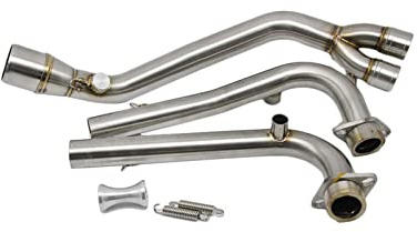 Terminale Moto Moto Scarico Completo Tubo Centrale Per Per TMAX 500 530 Per T-MAX 500 530 2001-2008 2009 2010 2011 2012 2013 2014 2015 2016 Marmitta
