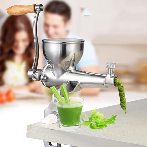 Handvev vetegräsextraktor, manuell vetegräsjuicer för vetegräs, citrusgrönsaker